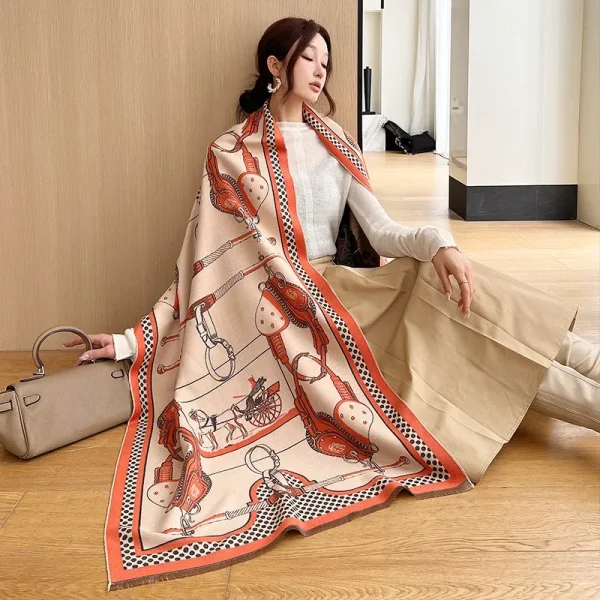 écharpe de luxe femme en cachemire