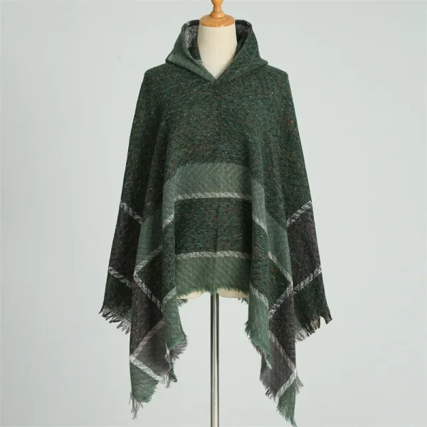 écharpe femme style châle étole à capuche