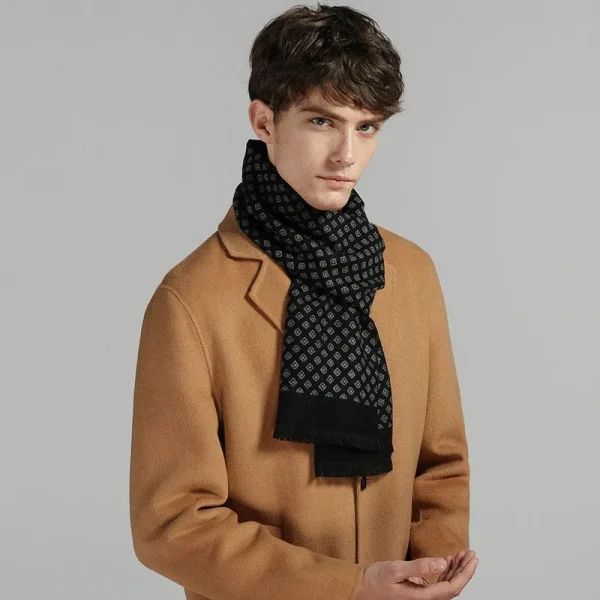 écharpe de luxe homme en pashmina